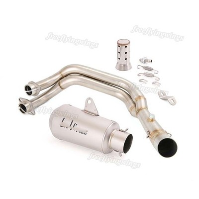For Yamaha YZF R7 2021-2025 Header Link Pipe Complete System Muffler Silencers
