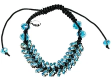 Kirks Folly Sparkling Loops Pull Bracelet silvertone