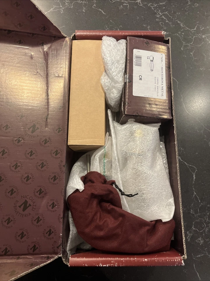 Rohl A1808LHAPC-2, Grifo Lavabo, Amplia Extensión, Cromo Pulido Todo Latón Foto 2 de 4