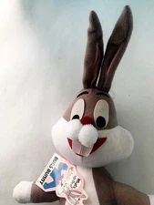 Vintage 1983 Mighty Star Warner Bros #6390 BUGS BUNNY 18" Plush Toy - Free Ship