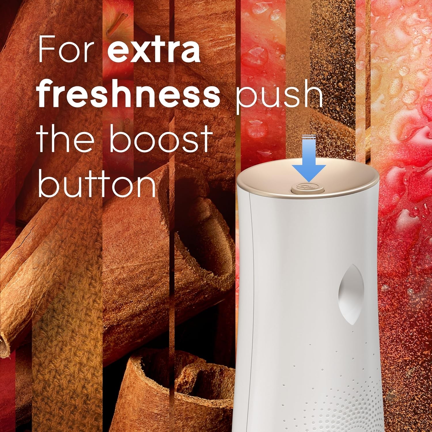 Glade Automatic Spray Refill, Apple Cinnamon, Scented Air Freshener for Home and