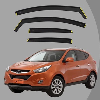 Windabweiser HYUNDAI ix35 2010-2015 5Türer SUV 4tlg getönt Visiere Regenschutz - Bild 1 von 4