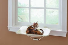 Prevue Pet Products TabbyNapper Easy Mount Cat Hammock Bed Perch for Window, ...