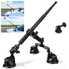 Car Suction Cup Mount Bracket Selfie Stick For Insta360 X5 X4 X3 X2 DJI Camera