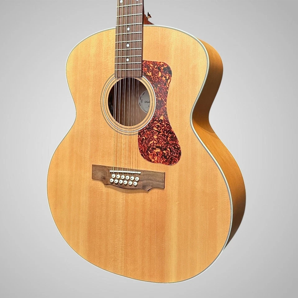 Guitarra Eléctrica Acústica Guild F-2512E Maple Jumbo 12 Cuerdas - Natural Foto 3 de 4