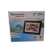 Panimage by Pandigital 7 Inch LED Digital Photo Frame w/Remote NEW Open Box