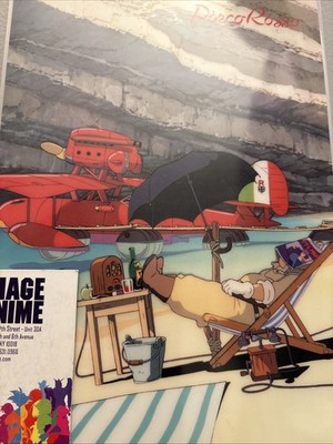 Vintage Porco Rosso Studio Ghibli Pencil Board Shitajiki Anime Japan 7x10 m374 