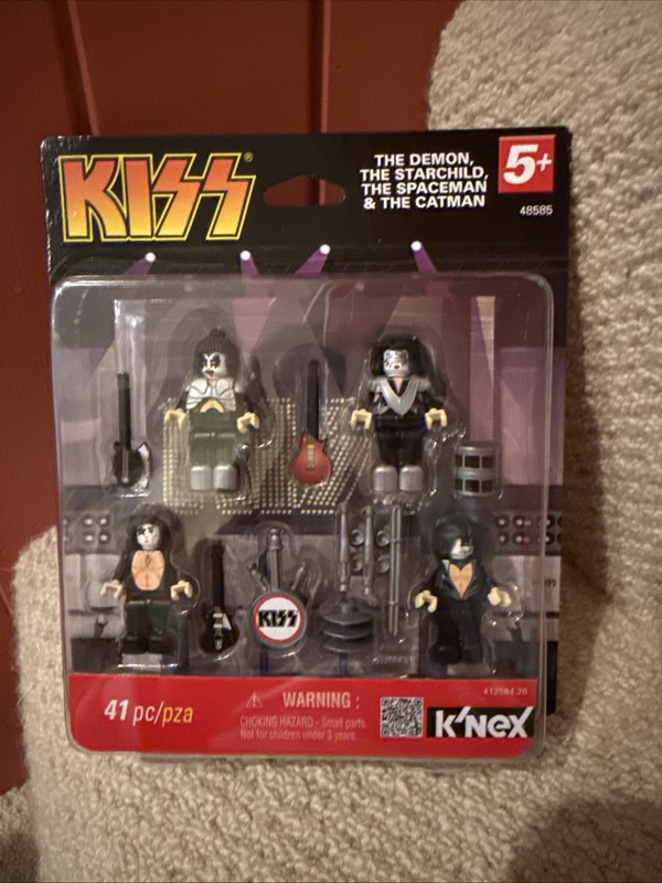 K'Nex KISS Mini Figure Concert Set 2012 KISS 41 pc (48585) NEW /SEALED