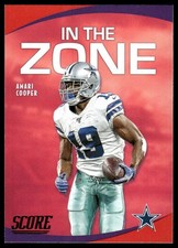 Amari Cooper 2020 Score #IZ-AC In the Zone Red Dallas Cowboys
