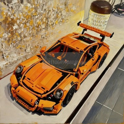 GT3 RS Sportwagen Bausteine 2704 Teile technisches Modell Erwachsene Geschenk