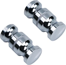 2 Pairs Glass Shower Door Knob Handle Replacement Parts for Shower Enclosure