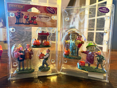 Lemax Halloween Figurines Lot 2010 Retired #02838 & #02839