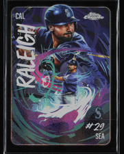 2026 Topps Chrome Cal Raleigh Ultra Violet SSP UV-11 Mariners