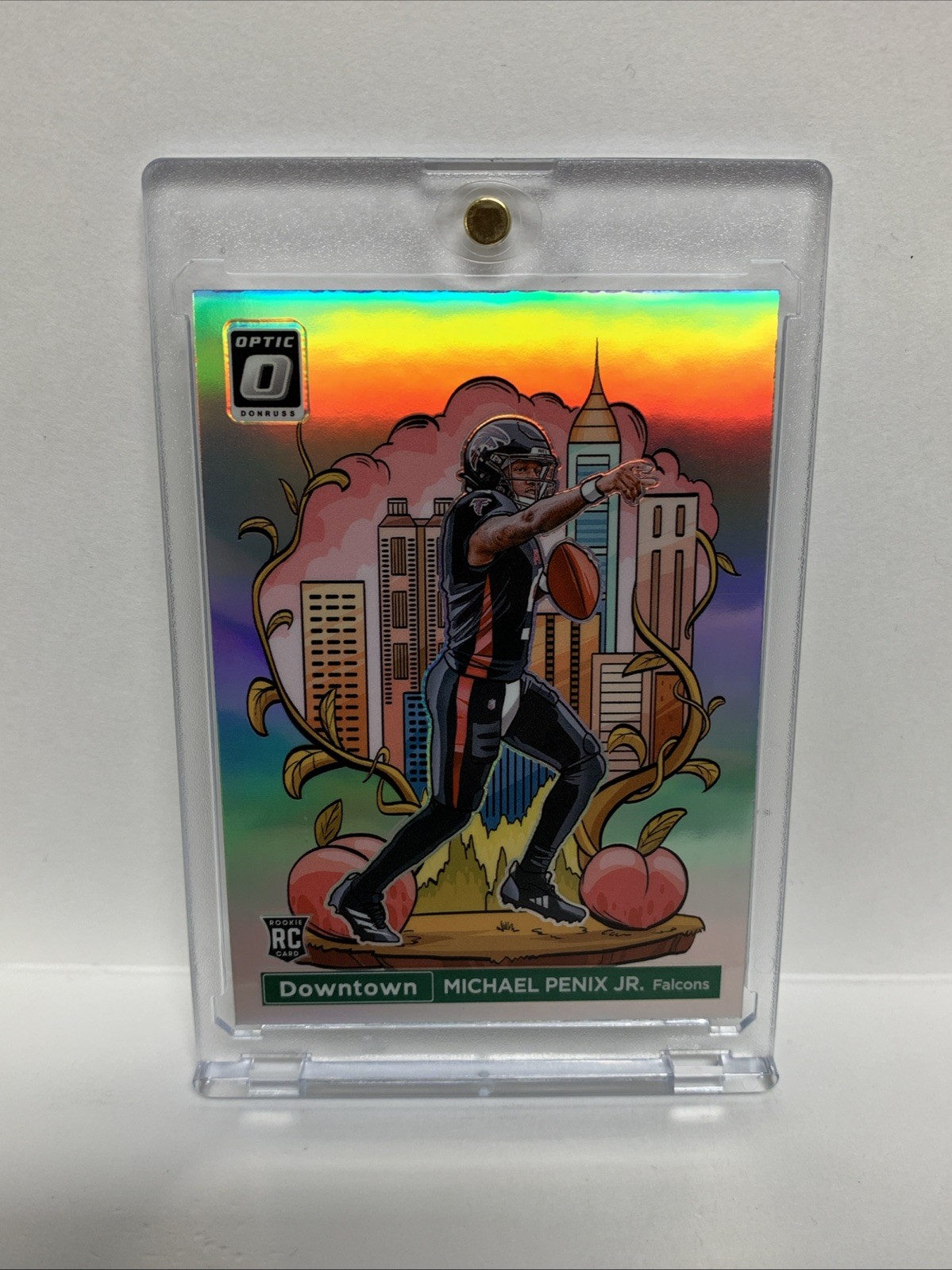 2024 Panini Donruss Optic Downtown Michael Penix Jr. RC - Falcons