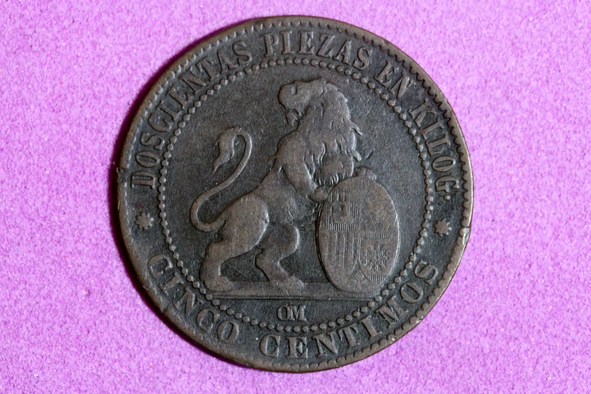 25+ 1870 Year Bronze Spanish Coins for sale | Updated Oct 2026