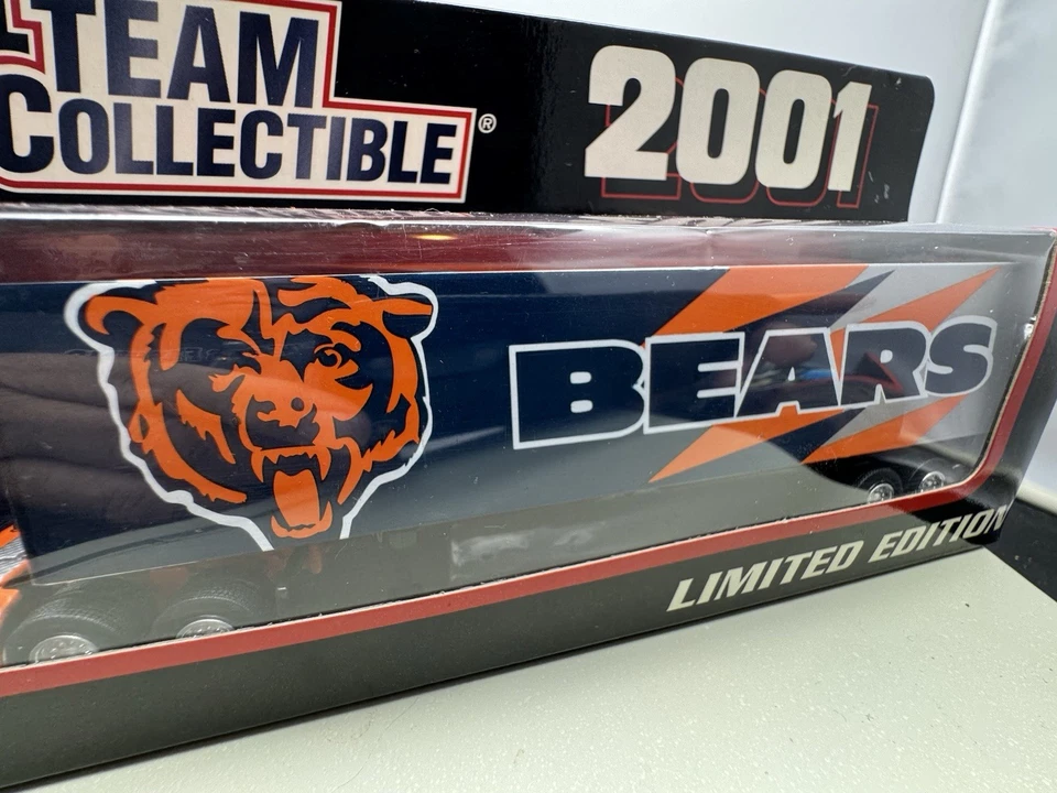 Camión de colección White Rose 2001 Chicago Bears NFL fundido a presión escala 1/80 nuevo en caja Foto 3 de 4