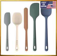 Silicone Spatula Set 5pcs – Heat Resistant Non-Stick BPA-Free Kitchen Tool