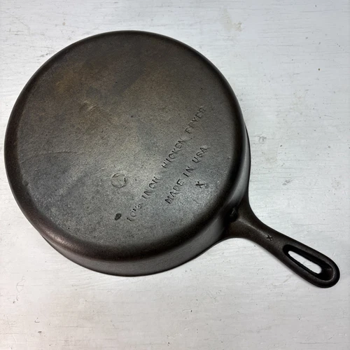 Vintage Unbranded Wagner #8 Chicken Fryer Made in USA X Cleaned/Seasoned