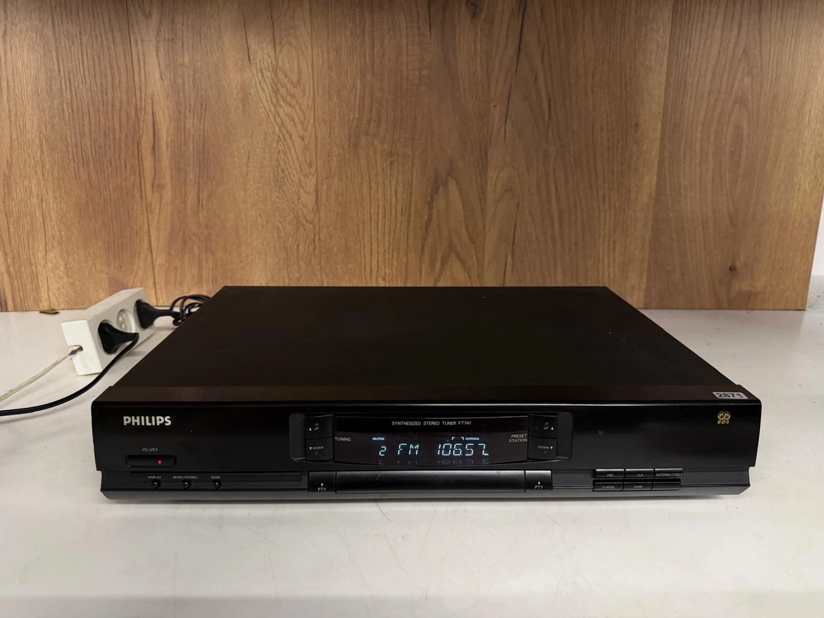 Sintonizador estéreo AM/FM Philips FT741 - Muy bueno