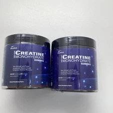 DLNIA Creatine Monohydrate 240 Gummies Great for Workout + Recovery 2 Pack