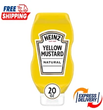 Heinz Yellow Mustard, 20 oz Bottle