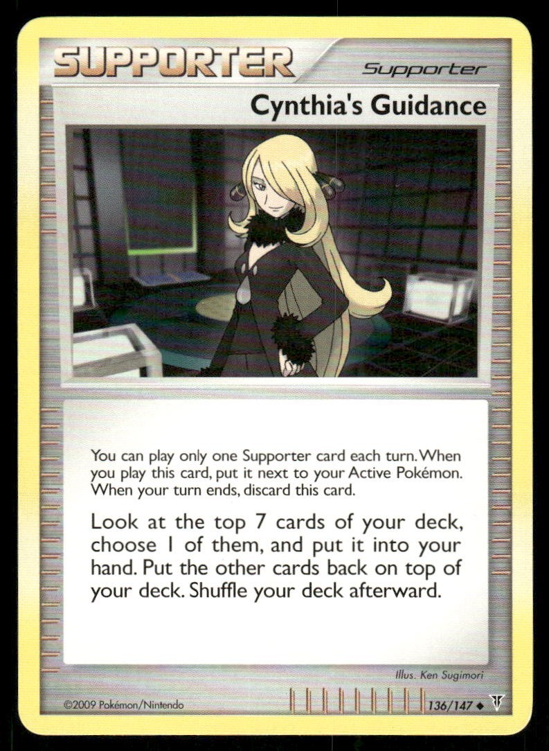 Pokemon Tcg Cynthia's Guidance #136 Pokemon Supreme Victors LP