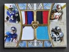 2014 Topps Supreme 18/20 Beckham Jr Evans Watkins & Benjamin Quad Jersey Patches