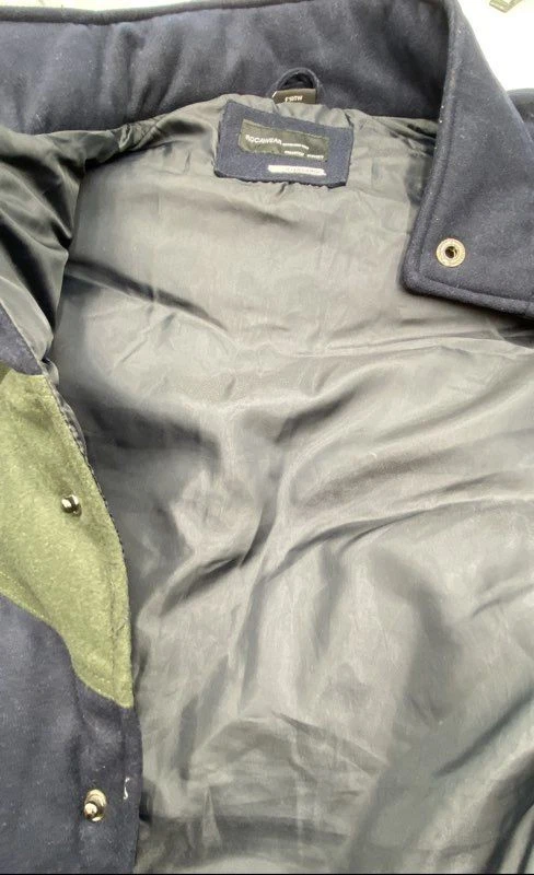 Rocawear Mens Navy Pockets Snap Front Sleeveless Puffer Vest Size 2XL - Image 3 of 4