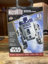 STAR WARS R2-D2 MINI Mylar Kite 6.5" NEW Ready To Fly MicroKite X Kites Disney