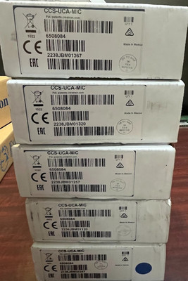 Lot of 5 Crestron 6508084 CCS-UCA-MIC Extension Microphone Pods for Flex Systems