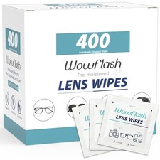 200 Count Lens Wipes for Eyeglasses, Eyeglass Lens Cleaning Wipes Pre-moistened
