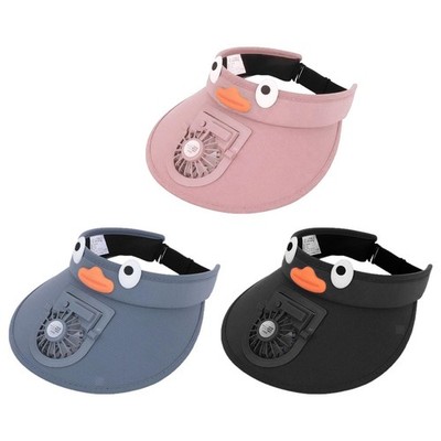 Kids Fan Visor Hat Leichtgewichtige Sunhat für Jungen und Mädchen Kinder