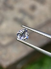 Natural Tanzanite Heart Shape Faceted Gemstone, Untreated Unheated AAA Grade