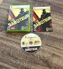 Saboteur (Microsoft Xbox 360, 2009) COMPLETE! Tested & Working!