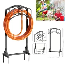 Garden Hose Holder - Upgraded Water Hose Holder Holds 151-feet Hose, Heavy Duty