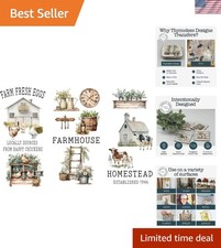 Rub on Transfers for Crafts and Furniture  3 Design Sheets 6  x 12   Home De...