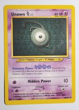 Pokémon Card - Unown [Z] - Unlimited - Uncommon (60/105) WOTC Neo Destiny *LP* on eBay