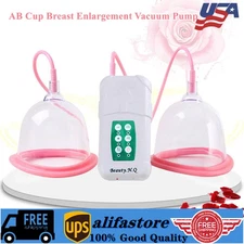 A/B Cup Vacuum Breast Enlargement Machine Electric Vacuum Pump Suction For Women