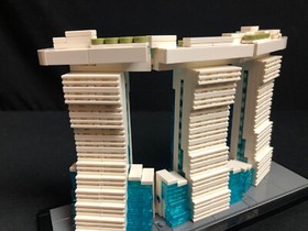 Lego 21021 No Printed Tile Architecture Marina Bay Sands from 2014
