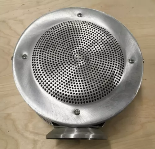 Vintage school/office PA speaker, aluminum housing, used
