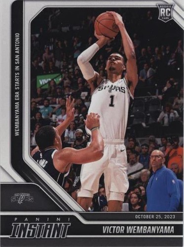 Victor Wembanyama 2023-24 Panini Instant 1st Graded 10 Rookie Card