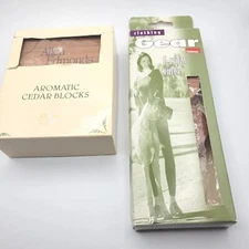 Aromatic Wood Cedar Blocks (4) and Cedar Rings (6) Closet Storage, New