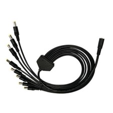 Power Splitter Cable 2.5x5.5mm for CCTV Camera Security DVR Accessory LED Light