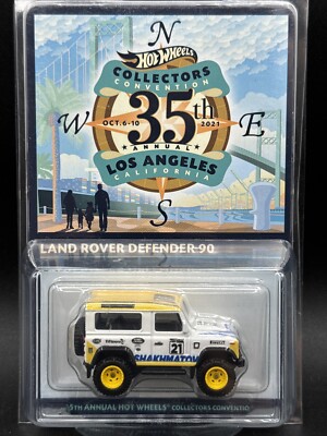 Hot Wheels 35th Convention LAX WHITE LAND ROVER DEFENDER 90 03043/04K Dinner Car