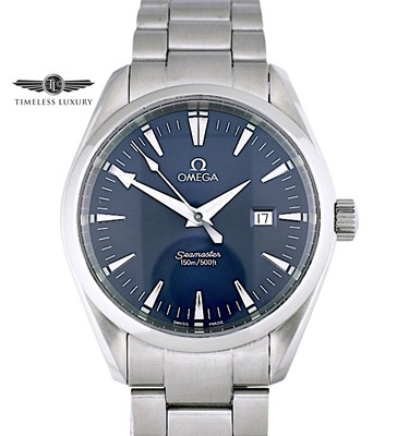 OMEGA Aqua Terra Blue Men's Watch 