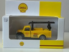 Oldtimer Autos aus Öl Gas Shell Leiter Modell Spielzeug Diecast Maßstab 1:87 Daffi