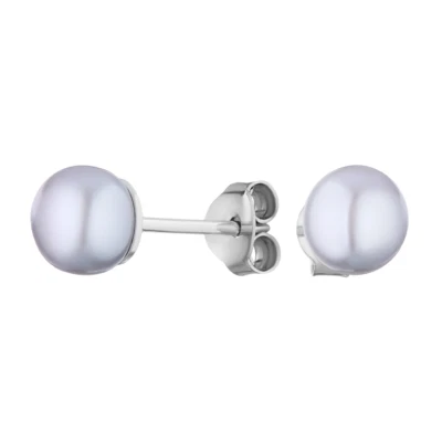 Ohrstecker Silber Ohrringe mit Perle Sterlingsilber Echtschmuck bei Secretforyou - Bild 1 von 3