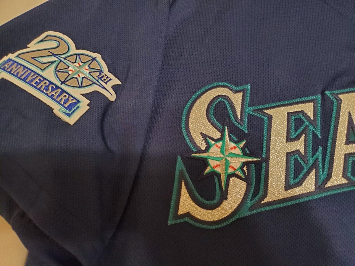AUTHENTIC MAJESTIC KEN GRIFFEY JR. 56 3XL, SEATTLE MARINERS FLEX