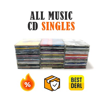PICK Music CD Singles Used Assorted Pop Rock Hip-Hop Electro Trance Remixes 90s