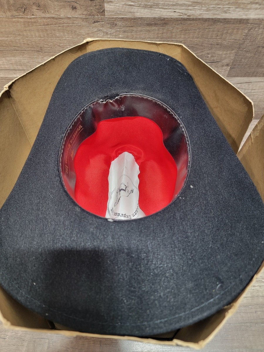Dobbs 5th Avenue 50's ヴィンテージハット Vintage 50s Dobbs 5th Avenue Black Western Hat With Original